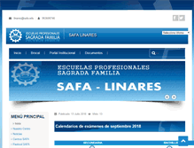 Tablet Screenshot of linares.safa.edu